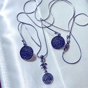 New Orleans - Pendant with matching earrings